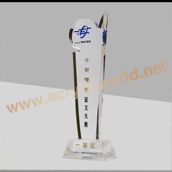 personalized acrylic awards with printing