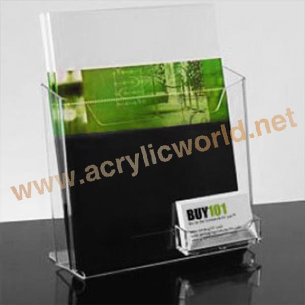 acrylic display stand for magazine and newspaper