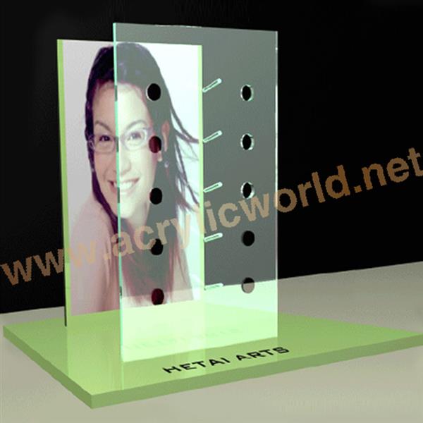 counter acrylic eyeglasses display rack