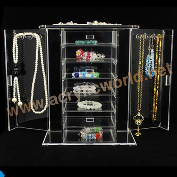 acrylic jewelry showcases display cases