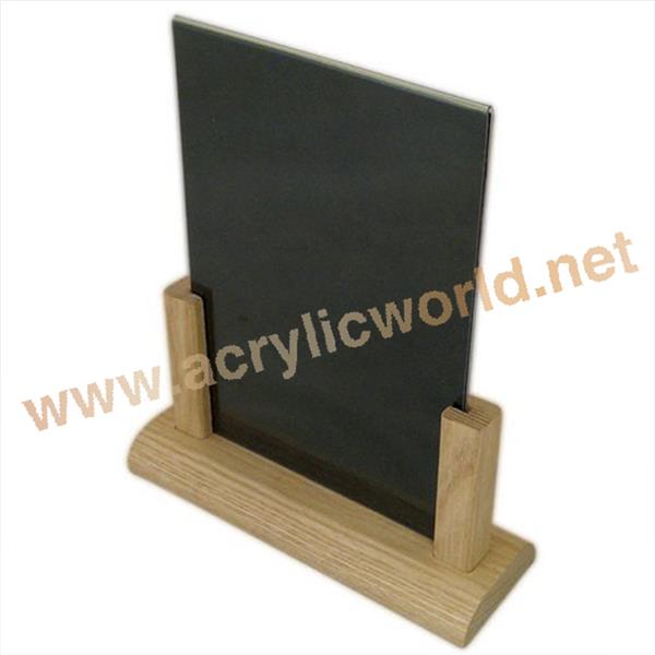 mini table wooden chalkboard bar menu
