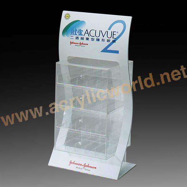 clear glasses display cabinet for desk