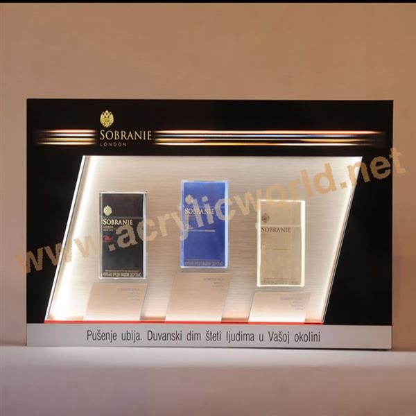 led acrylic display case for cigarette Marlboro