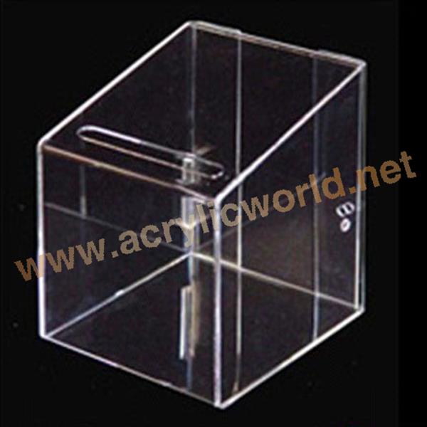 acrylic display box lockable acrylic box