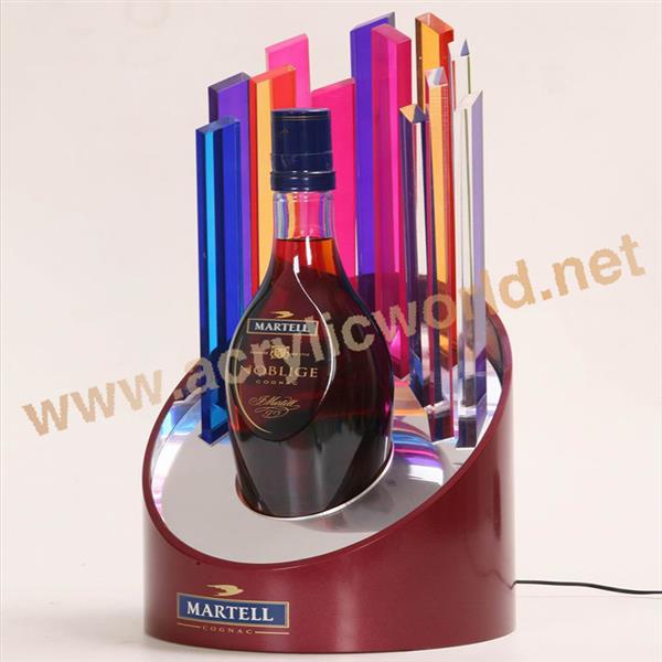 colorful arcrylic stand single wine holder wholesale