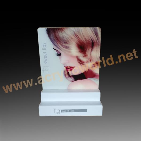 Clear acrylic cosmetic stand with drawers