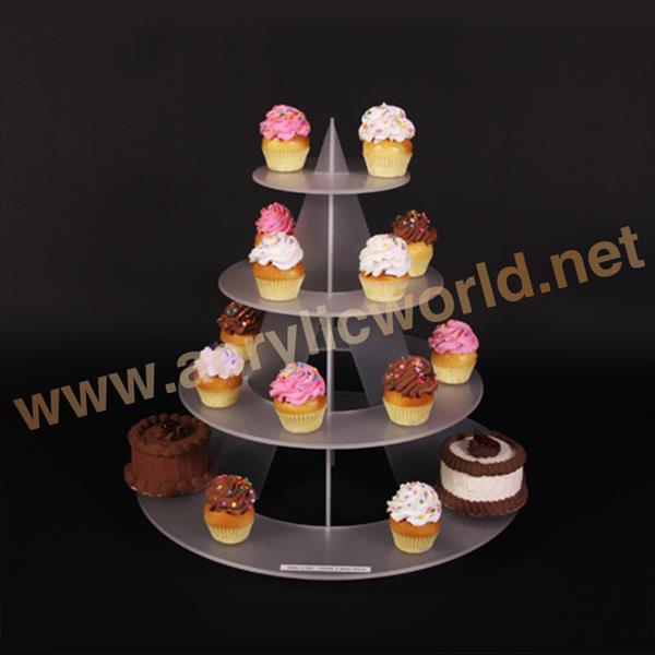 FDA approvied acrylic cake stand with lid
