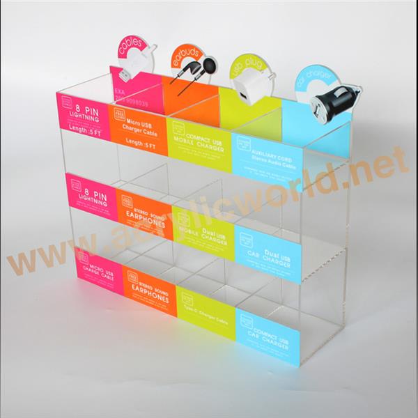 acrylic box glasses display stand
