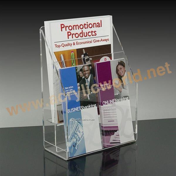 acrylic wall brochure display holder