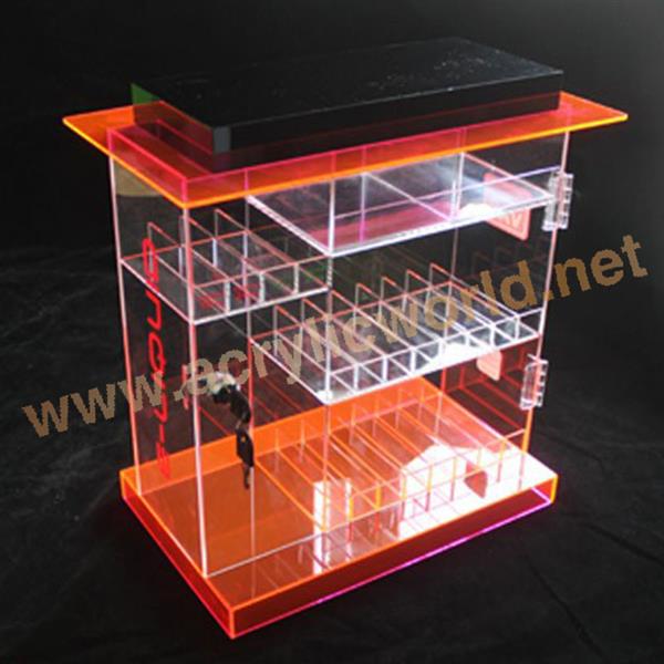 acrylic e cigarette liquid display