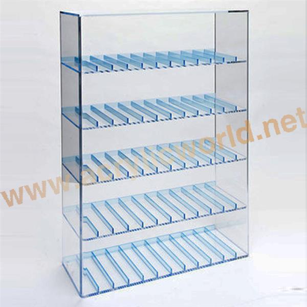 acrylic four shelves stand lucite ecigarette stand