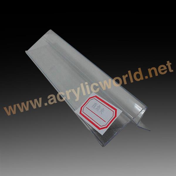 guangzhou factory plastic shelf price strip