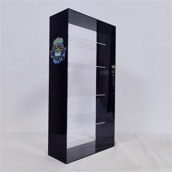 promotion round  shape e cigarettes display shelf 