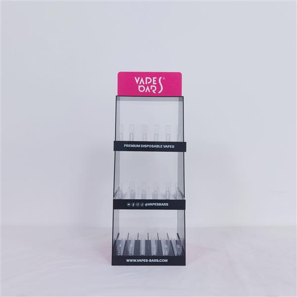 plexiglass ecigarette display rack